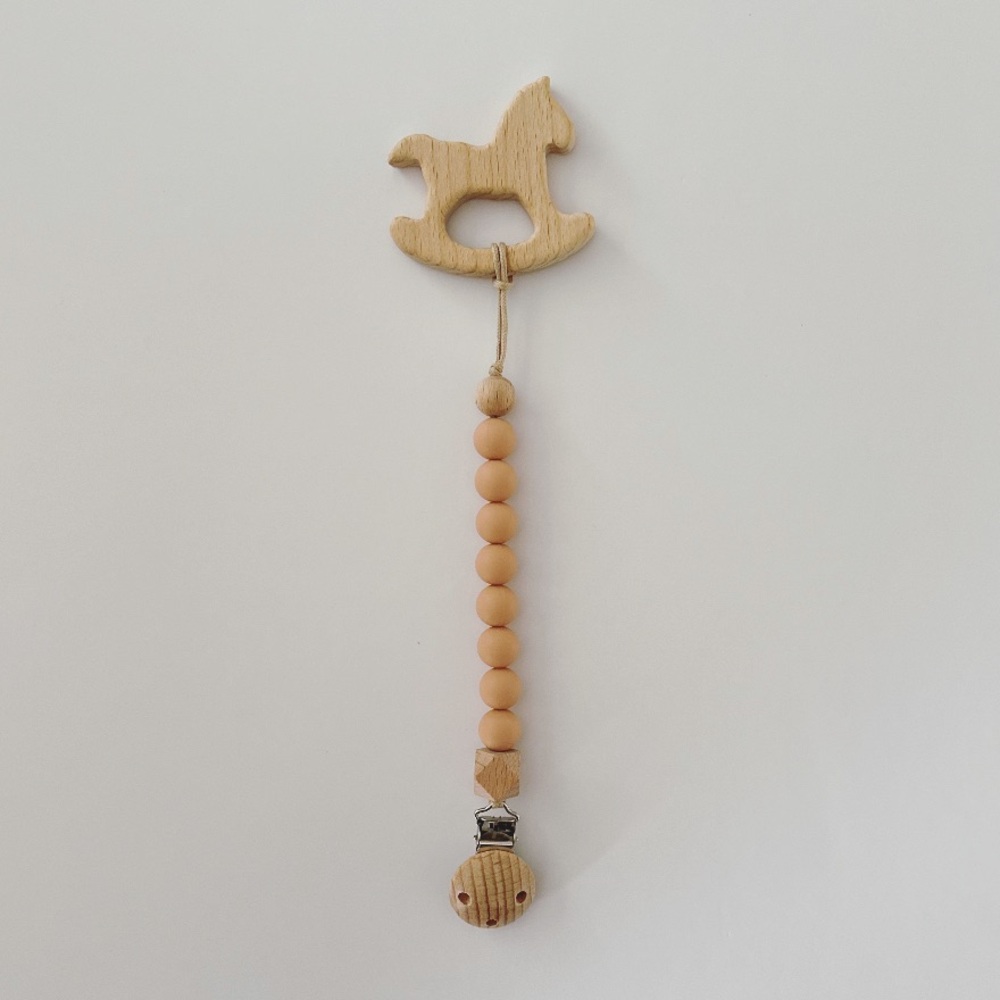 Sienna Pacifier Clip. Baby